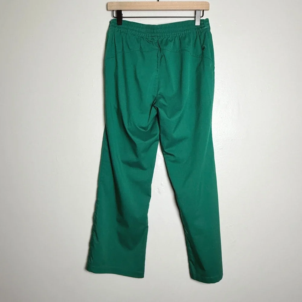Healing Hands Womens Scrub Pants SP Green Stretch‎ Waist Nurse Medical Caretaker